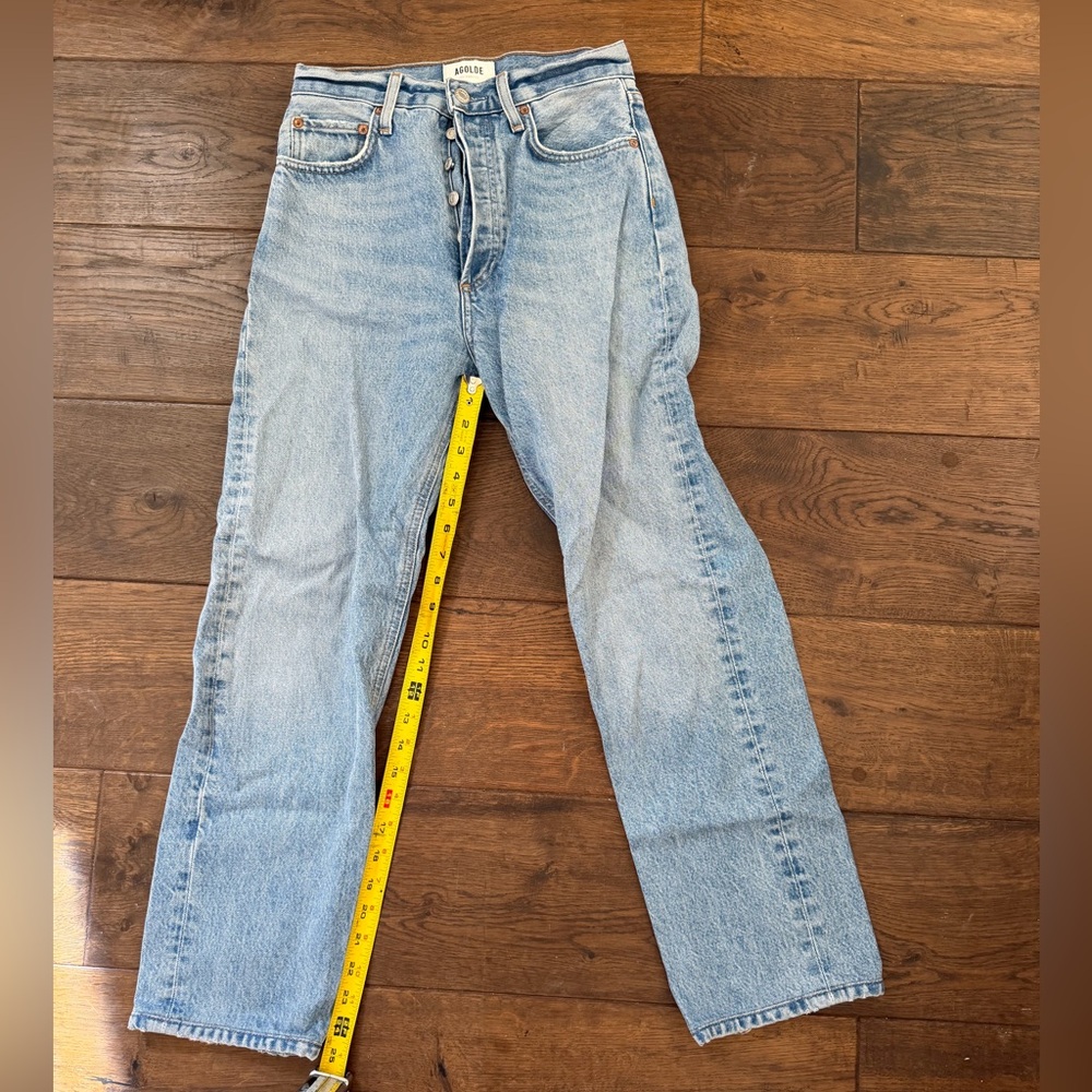 Agolde Classic Blue Denim Jeans